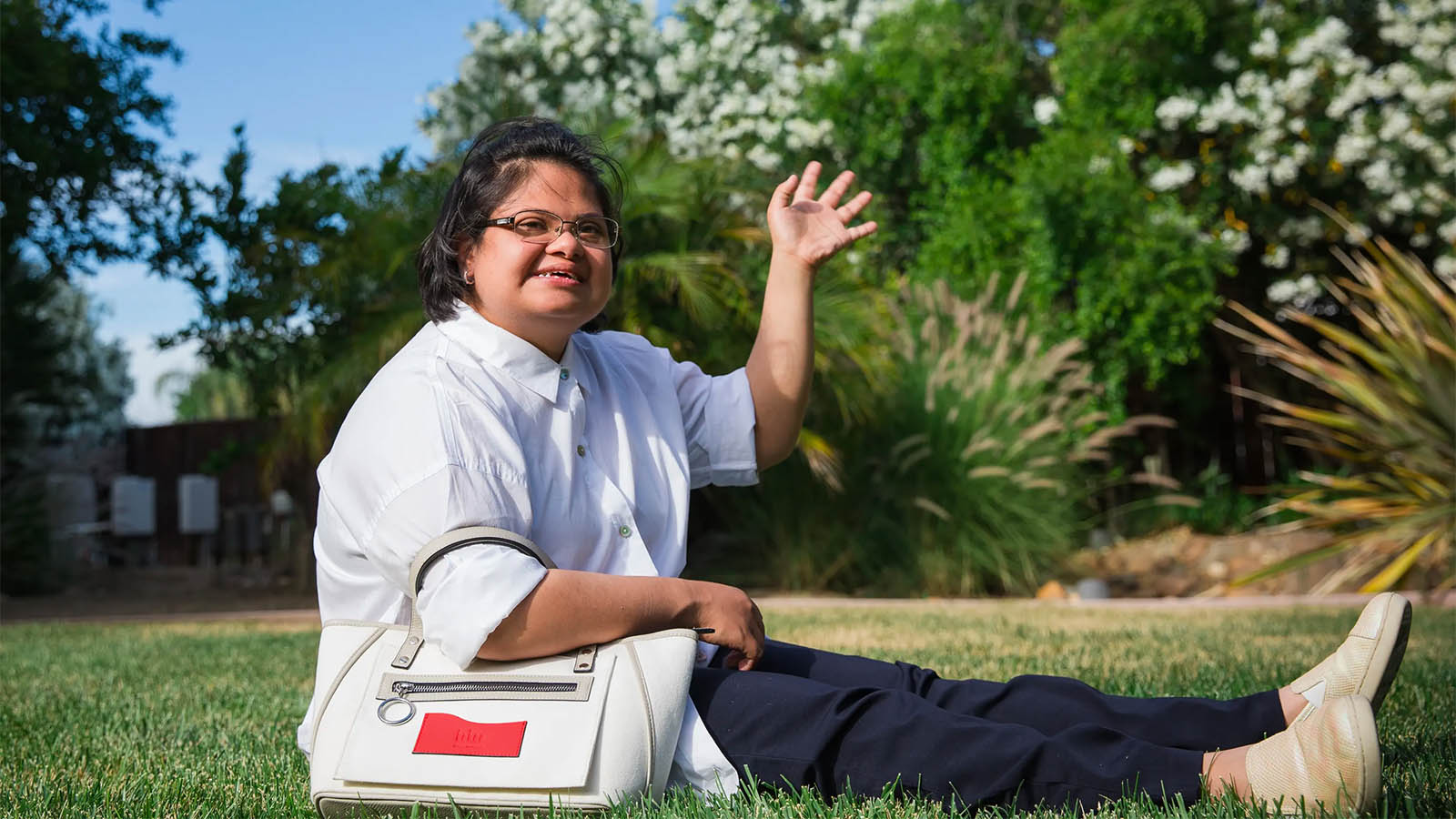 Nini with a NDSS x behno "Nini" bag