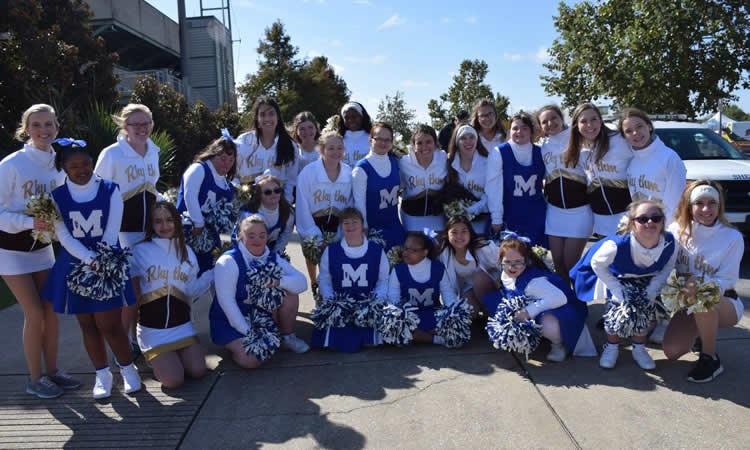 Group of cheerleaders