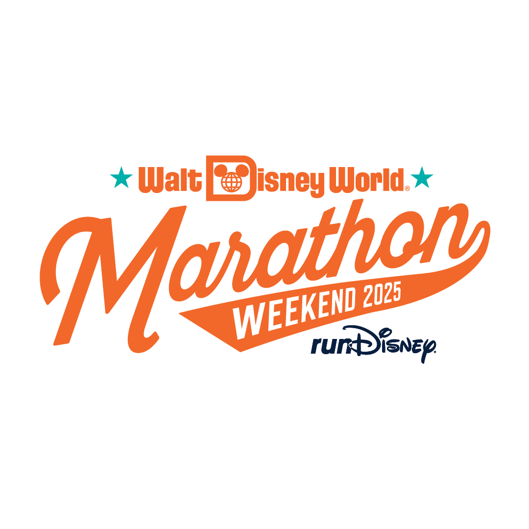 walt disney world 2024 marathon weekend logo in orange writing
